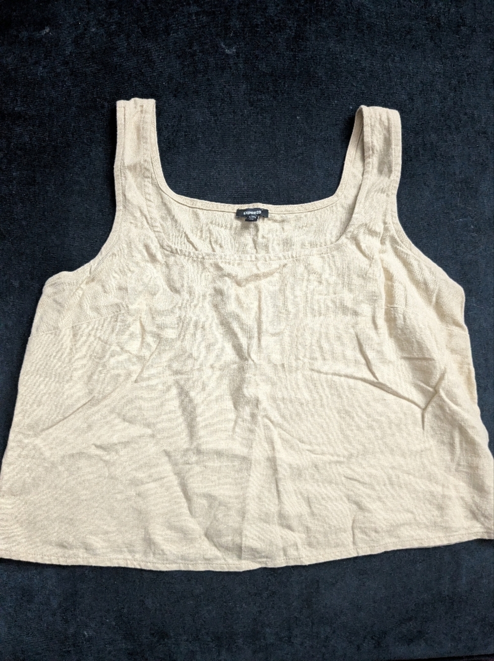 NWOT! Express Linen Crop Top